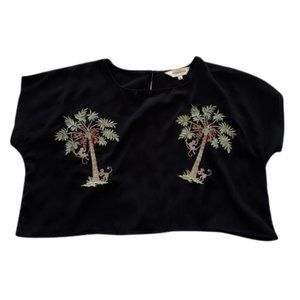 Palm Tree Crop Top